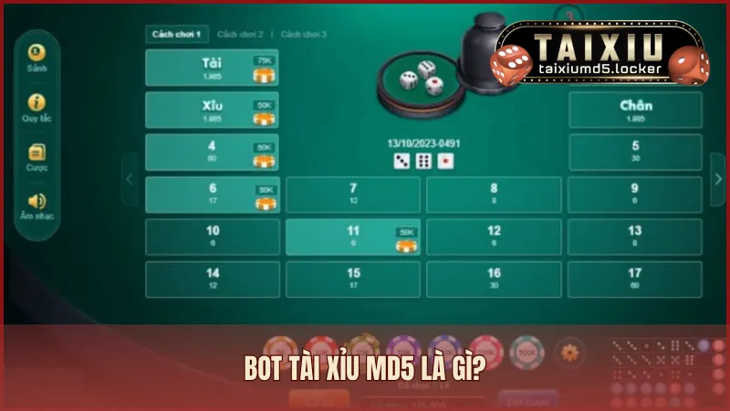 Bot Tài Xỉu MD5 là một phần mềm tự động sử dụng thuật toán MD5