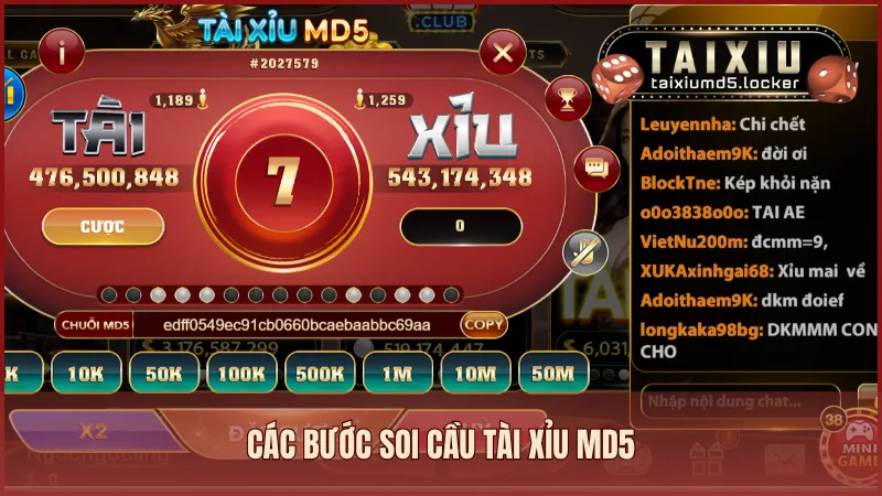 Kinh nghiệm soi cầu Tài Xỉu MD5 bách phát bách trúng
