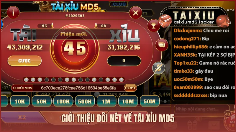 Giới thiệu đôi nét về trò chơi tài xỉu md5