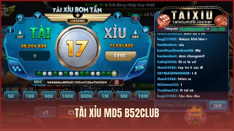 Tài Xỉu MD5 B52CLUB