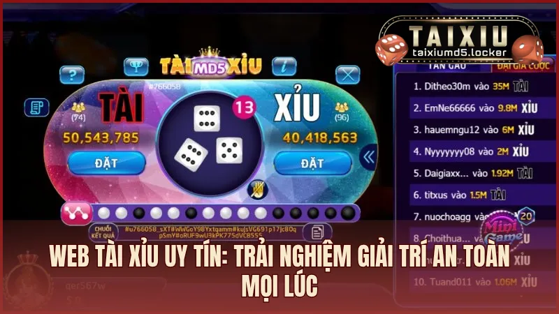 Web tài xỉu